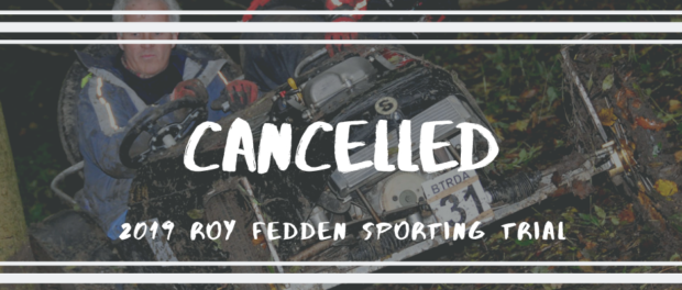 2019 Fedden Trial Cancelled